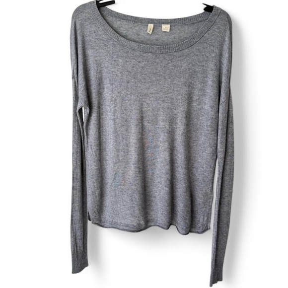 Moth Sweaters - Anthropologie MOTH Womens XS Lightweight Pullover Sweater Cashmere Gray Casual